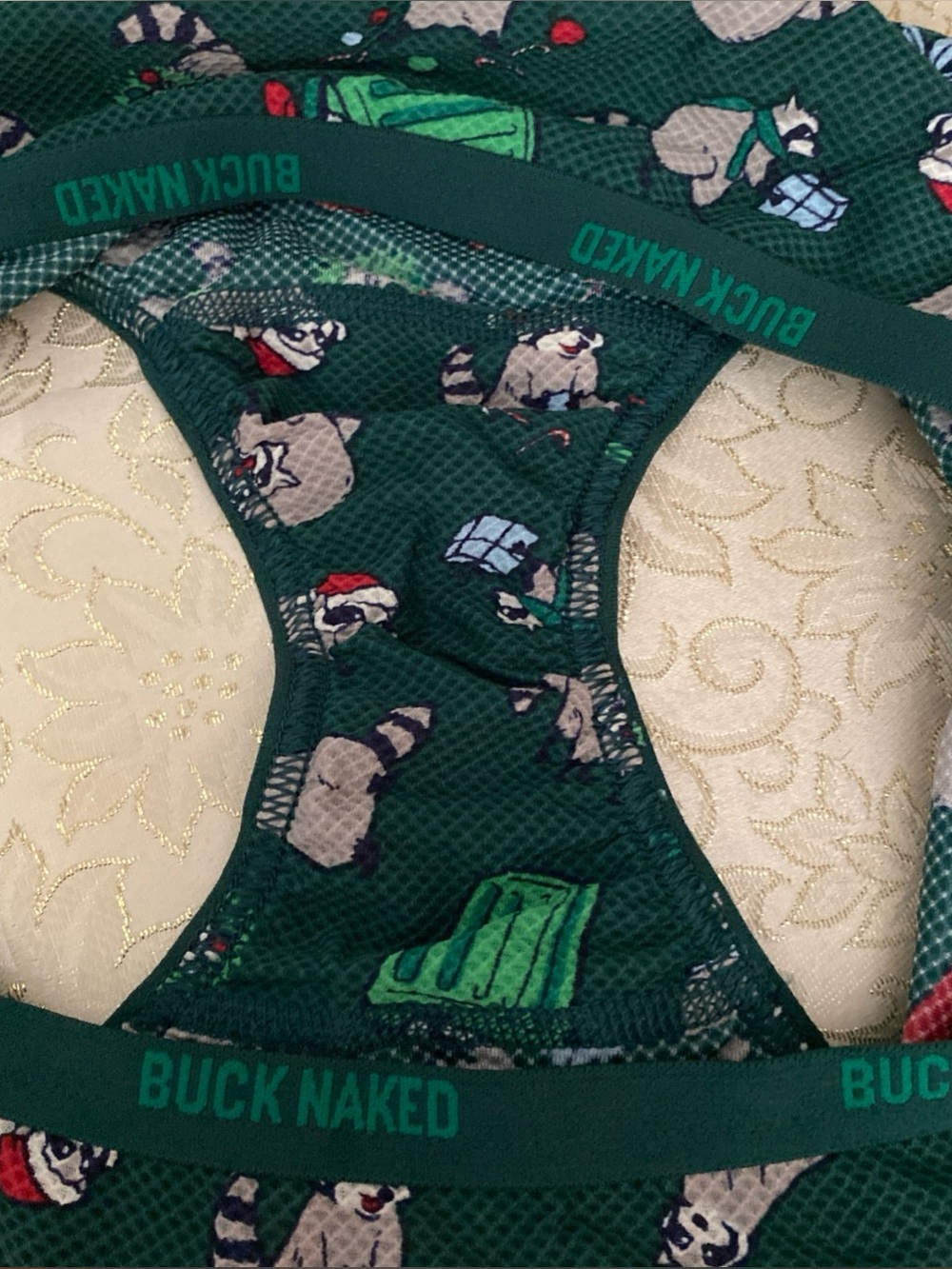Duluth Trading Co Wom M Buck Naked Xmas Hipsters Panties New and NIP Lot of 2 - Picture 8 of 11